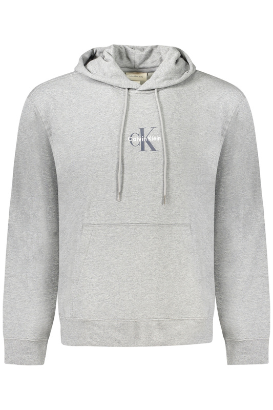 MĘSKA BLUZA Z ROZPINANYM NA ZAMEK CALVIN KLEIN W KOLORZE SZARYM