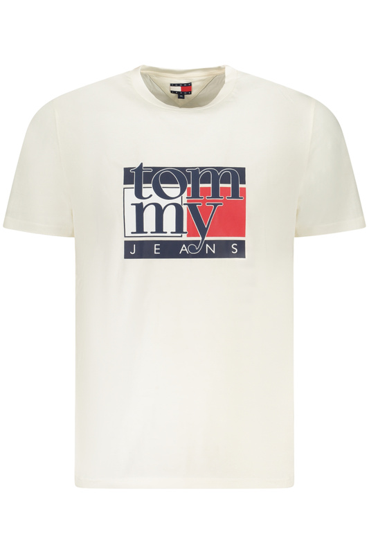 TOMMY HILFIGER MĘSKA KOSZULKA Z KRÓTKIM RĘKAWEM BIAŁA