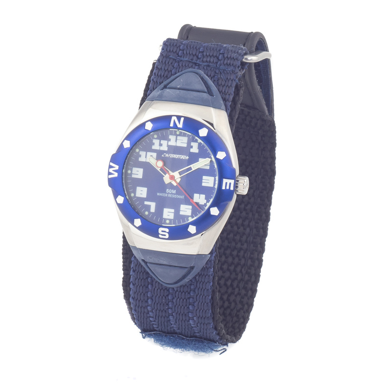 Zegarek CHRONOTECH CT7058M-02. Kwarcowy, Kolor niebieski. Mężczyzna.
