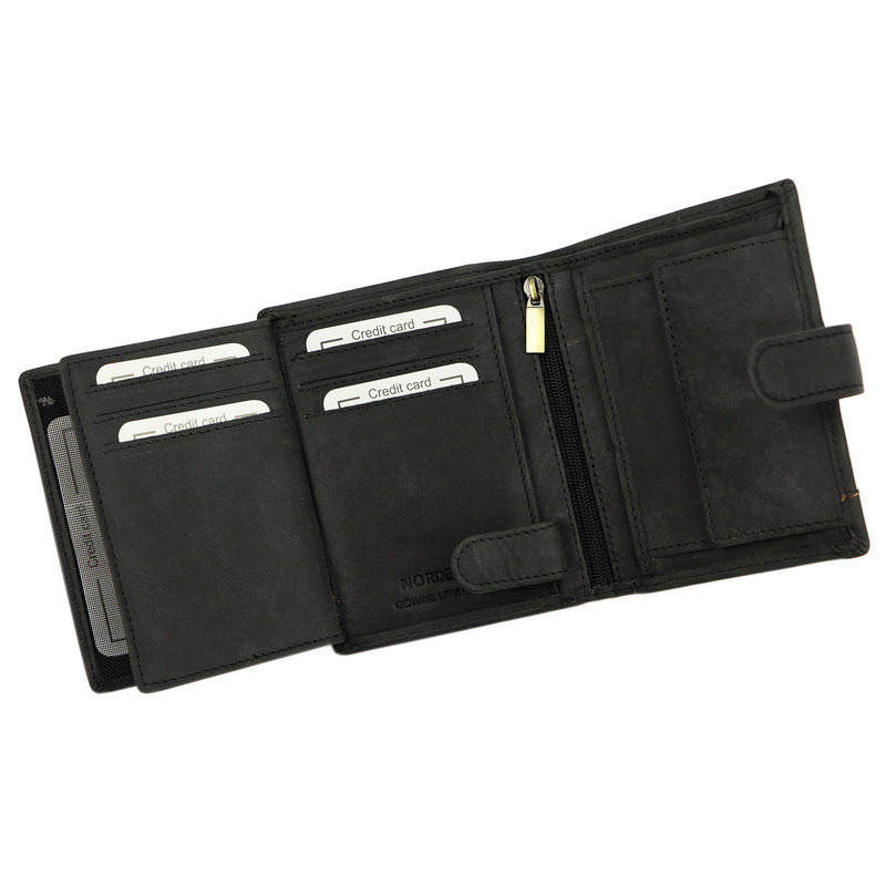 Skórzany męski portfel Nordee HJORT N4L