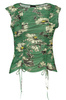 DESIGUAL ZIELONY damski top bez rękawów