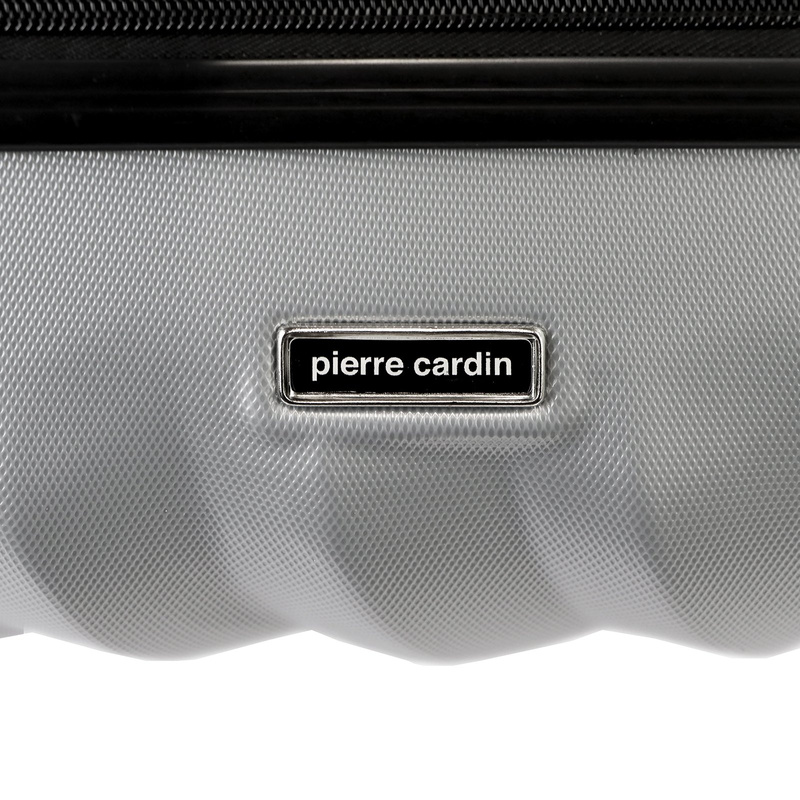 Mocna walizka damska z ABSu Pierre Cardin MED12 x3 Z