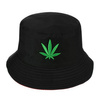 Czerwony kapelusz dwustronny bucket hat wędkarski modny kap-m1