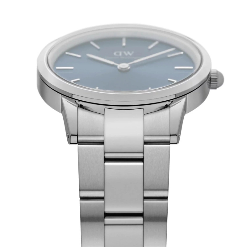 ZEGAREK DAMSKI DANIEL WELLINGTON DW00100457 Iconic Link Arctic 28mm Blue