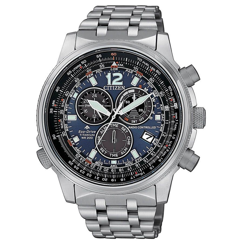 Zegarek CITIZEN CB5850-80L. SOLAR QUARTZ, Kolor niebieski. Mężczyzna.