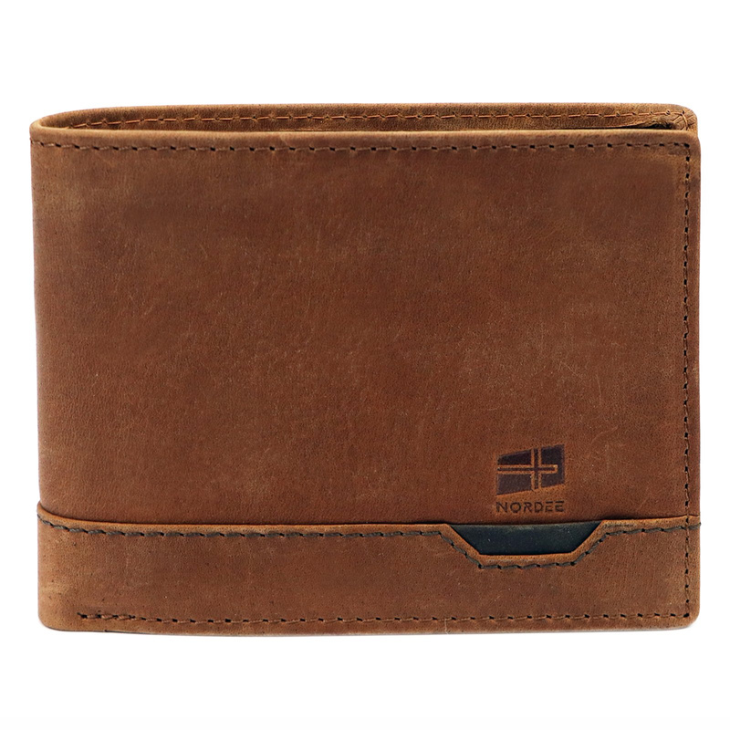 Skórzany męski portfel Nordee HJORT N992