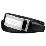 męski pasek z prawdziwej skóry Peterson PTN A007 BLACK
