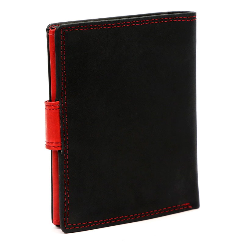 Norwegia, skórzany męski portfel Money Kepper SN5601B RFID