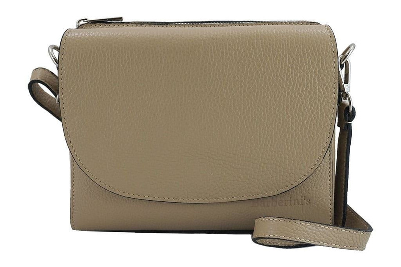 Torebka listonoszka damska Beżowa ciemna