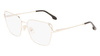 Okulary VICTORIA BECKHAM VB21265815717. EYEGLASSES, Kolor złoty. Kobieta.