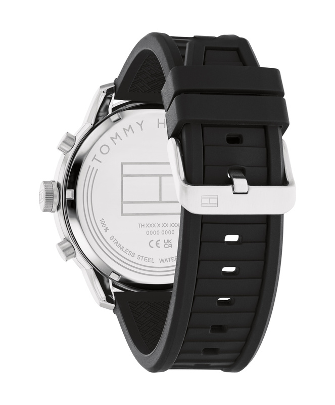 Zegarek TOMMY HILFIGER 1792074. Kwarcowy, Kolor czarny. Mężczyzna.