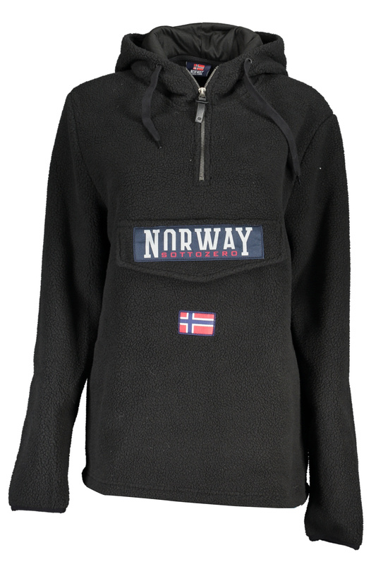 BLUZA DAMSKA BEZ ZAMKA Norway 1963 CZARNA