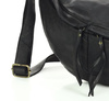 Uniwersalna torebka nerka półksiężyc crossbody runway - skóra naturalna Marco Mazzini czarny