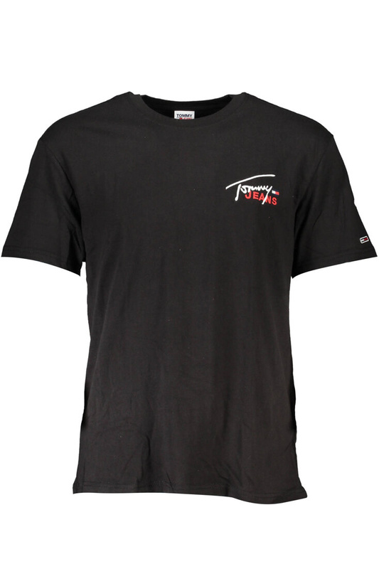 CZARNY T-SHIRT MĘSKI Z KRÓTKIM RĘKAWEM TOMMY HILFIGER