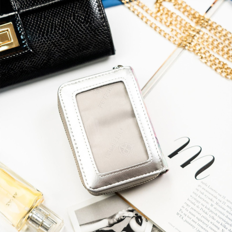 skóra naturalna + Damski portfel ze skóry ekologicznej Peterson PTN PX33-1-NPK