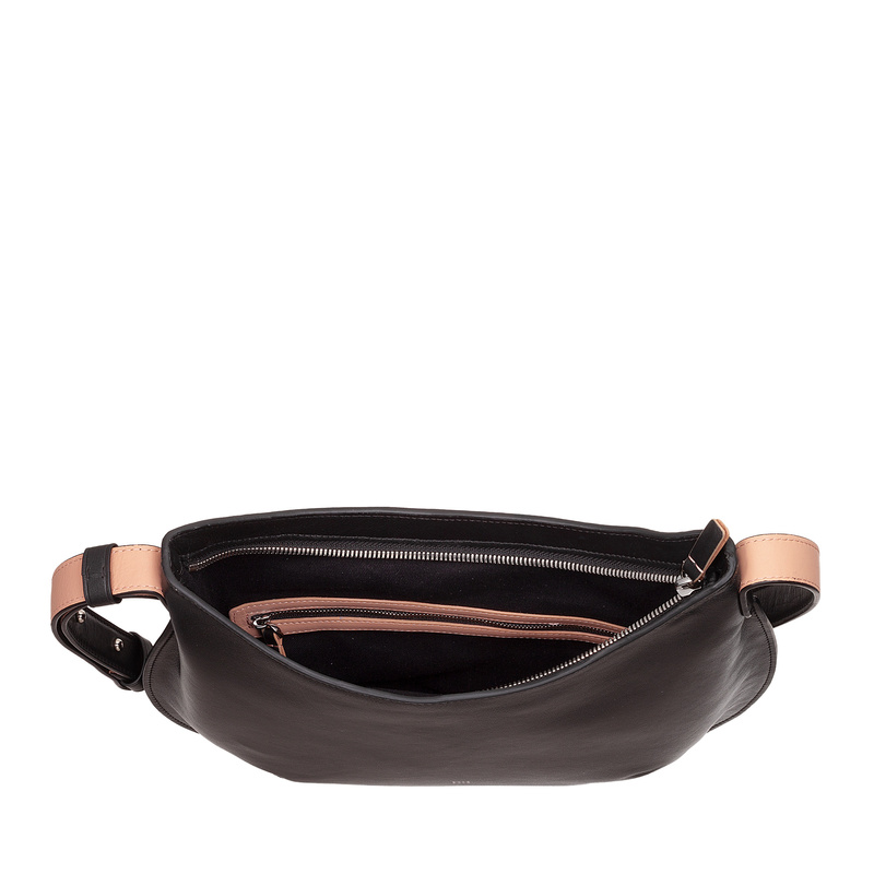 DUDU damska torebka na ramię listonoszka ze skóry naturalnej stylowa