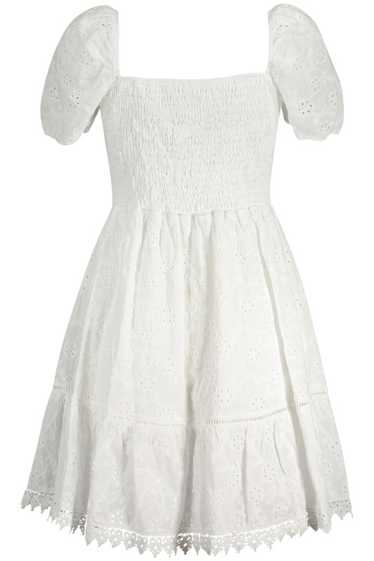 SUKIENKA KRÓTKA JEANSOWA GUESS DAMSKA BIAŁA