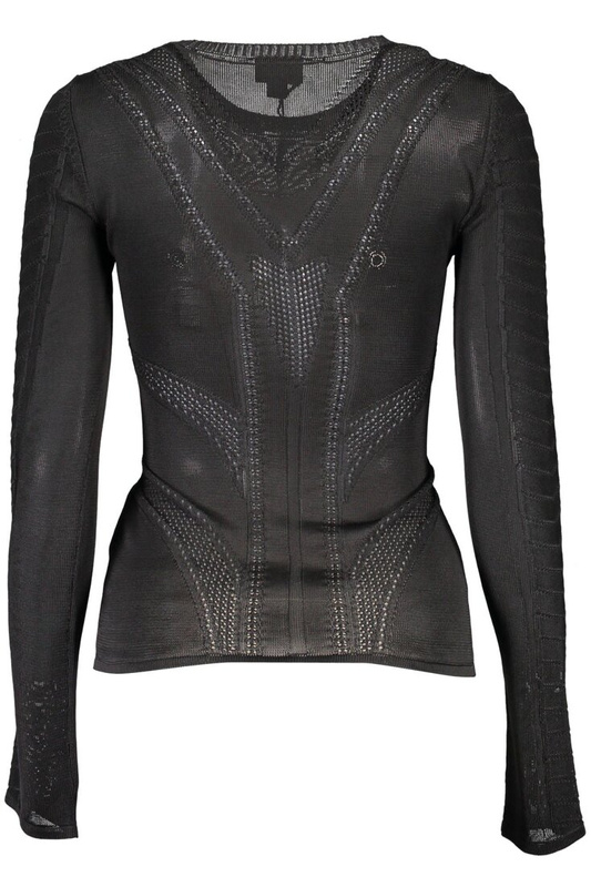 JUST CAVALLI CZARNY SWETER DAMSKI
