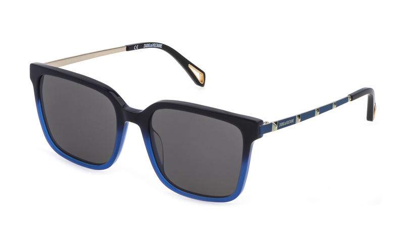 Okulary ZADIG&VOLTAIRE SZV308-550D79. Okulary przeciwsłoneczne, Kolor niebieski. Kobieta.