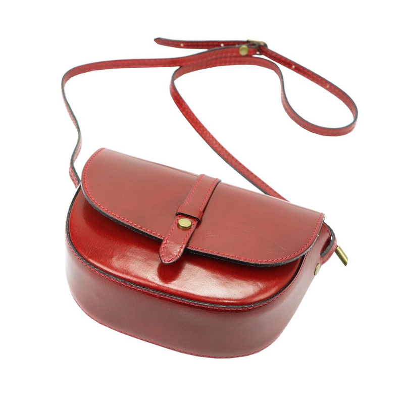 Gregorio damska listonoszka skóra naturalna torebka przez ramię z kieszenią