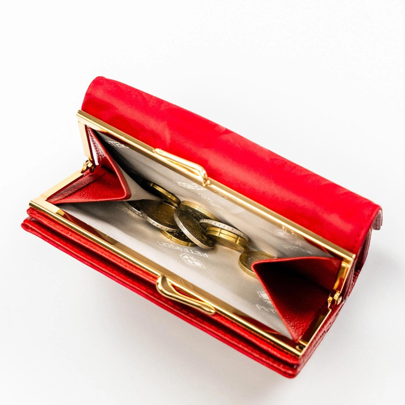 Skórzany damski portfel Peterson PTN PS108-MLF