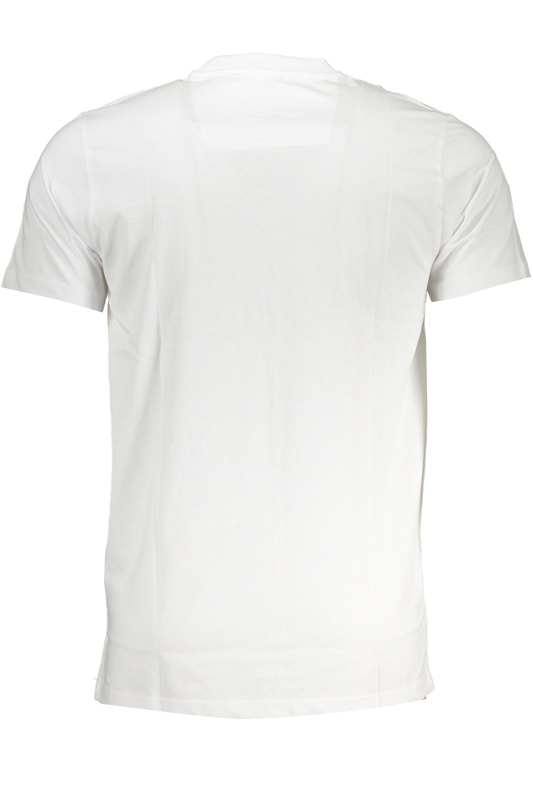 T-SHIRT MĘSKI Z KRÓTKIM RĘKAWEM KLASY CAVALLI BIAŁY