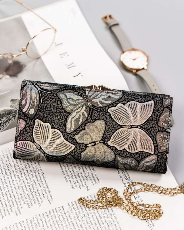 Skórzany damski portfel Peterson PTN 421028-ONBF