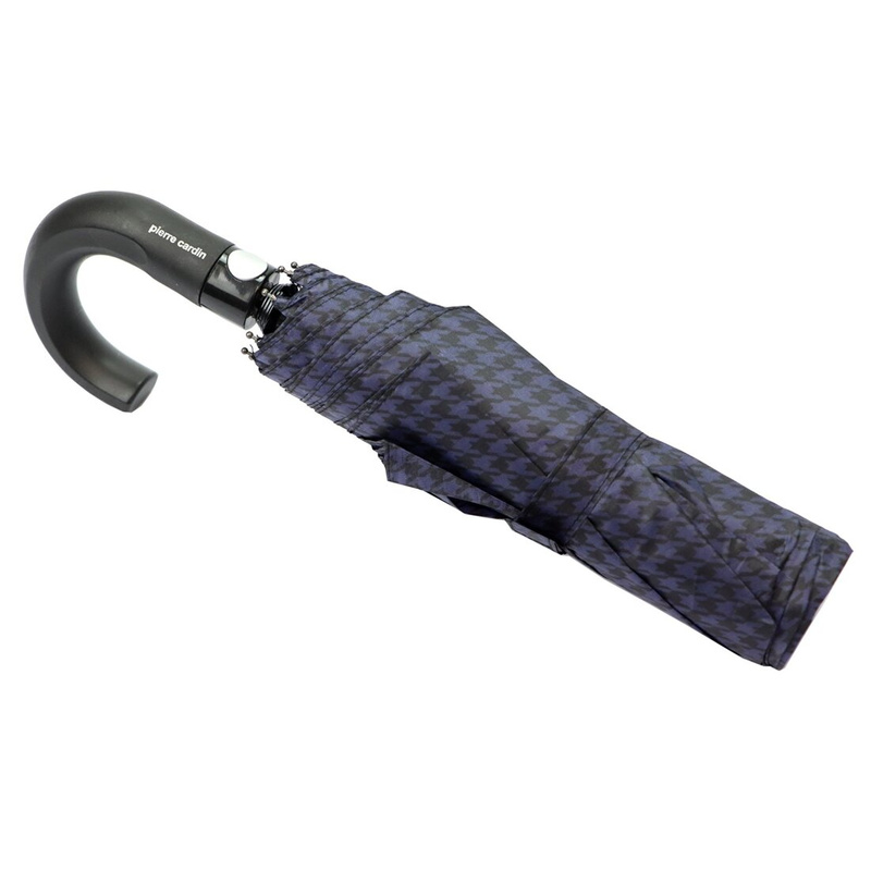 Mocny podręczny zgrabny poliestrowy parasol od marki Pierre Cardin