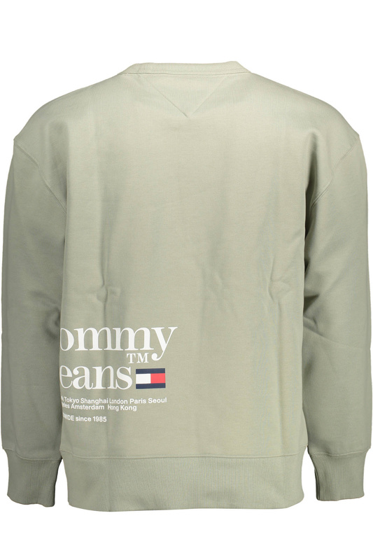 BLUZA TOMMY HILFIGER BEZ ZAMKA MĘSKA ZIELONA