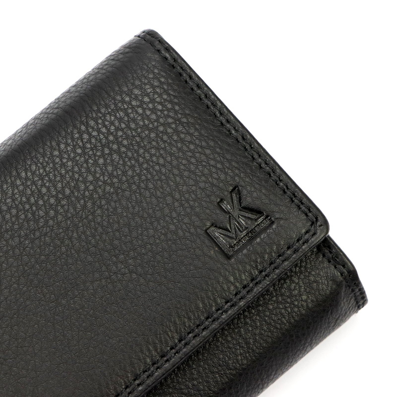 Zgrabny Skórzany damski portfel Money Kepper RFID