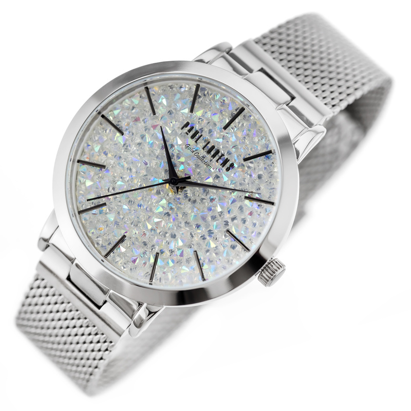 ZEGAREK DAMSKI PAUL LORENS - 473B2-3C1-2 - STAL SZLACHETNA (zg517a) + BOX