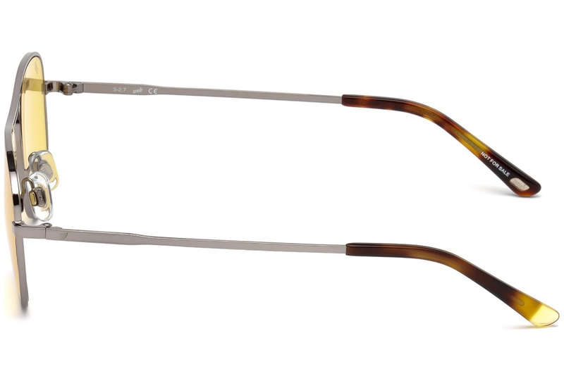 Okulary WEB EYEWEAR WE0199-14J. Okulary przeciwsłoneczne, Kolor srebrny. Mężczyzna.