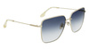 Okulary VICTORIA BECKHAM VB218S-720. Okulary przeciwsłoneczne, Kolor złoty. Kobieta.
