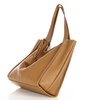 Modna torebka damska skórzany shopper bag - MARCO MAZZINI Portofino Max camel