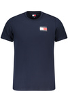 TOMMY HILFIGER MĘSKA KOSZULKA Z KRÓTKIM RĘKAWEM NIEBIESKA