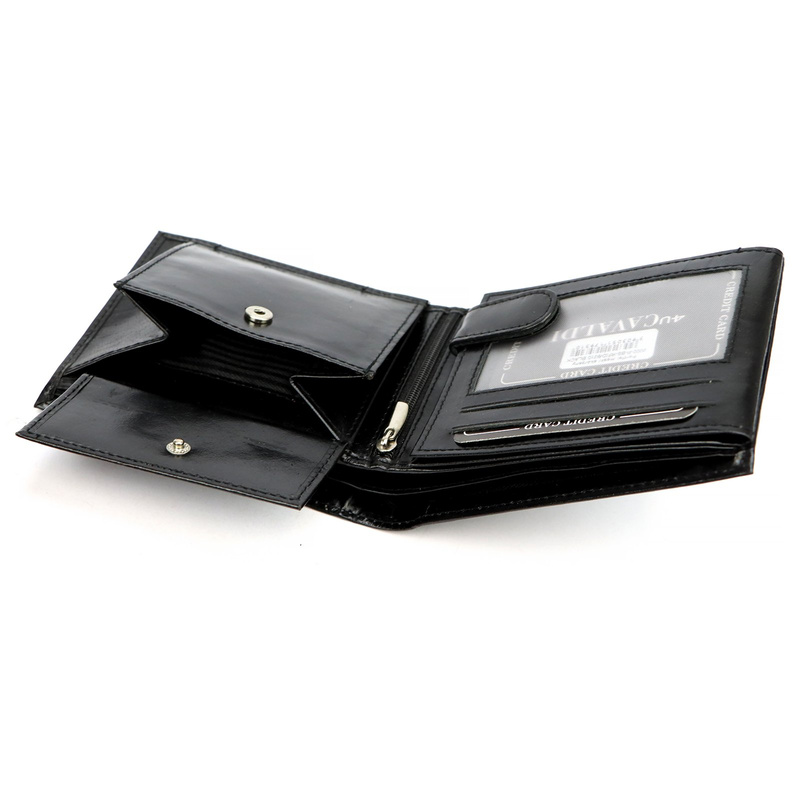 Skórzany męski portfel Cavaldi 0001-P-BS RFID