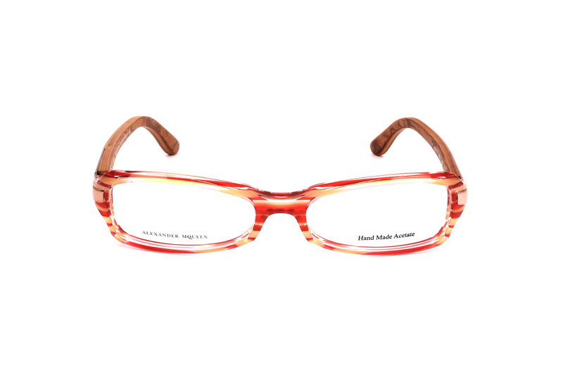 Okulary ALEXANDER MCQUEEN AMQ4136A0O. Okulary, Kolor czerwony. Kobieta.