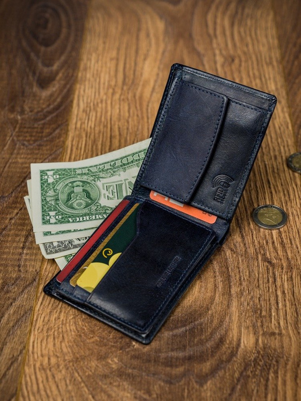 Skórzany męski portfel Wild N1186-HP