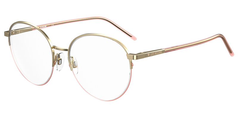 Okulary LOVE MOSCHINO MOL569-000. Okulary, Kolor złoty. Kobieta.