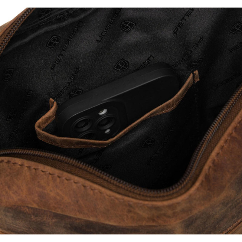 Saszetka męska z naturalnej skóry Peterson PTN RIVER-NSH