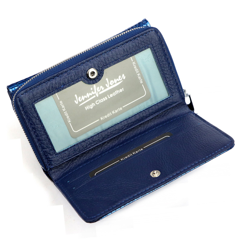 Jennifer Jones damski portfel skórzany wzór skóra krokodyla portmonetka