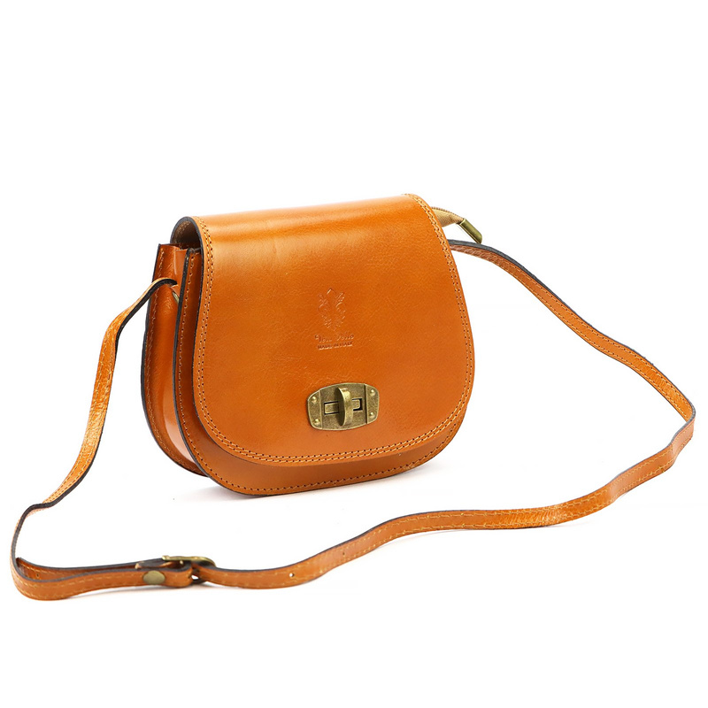 Klasyczna damska listonoszka skórzana Gregorio