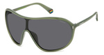 Okulary POLAROID PLD6216S1ED. Okulary przeciwsłoneczne, Kolor zielony. Unisex.