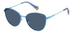 Okulary POLAROID PLD6188SMVU. Okulary przeciwsłoneczne, Kolor niebieski. Kobieta.