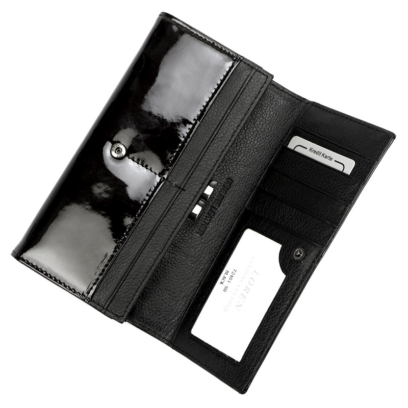 Skórzany damski portfel Loren 72401-SH