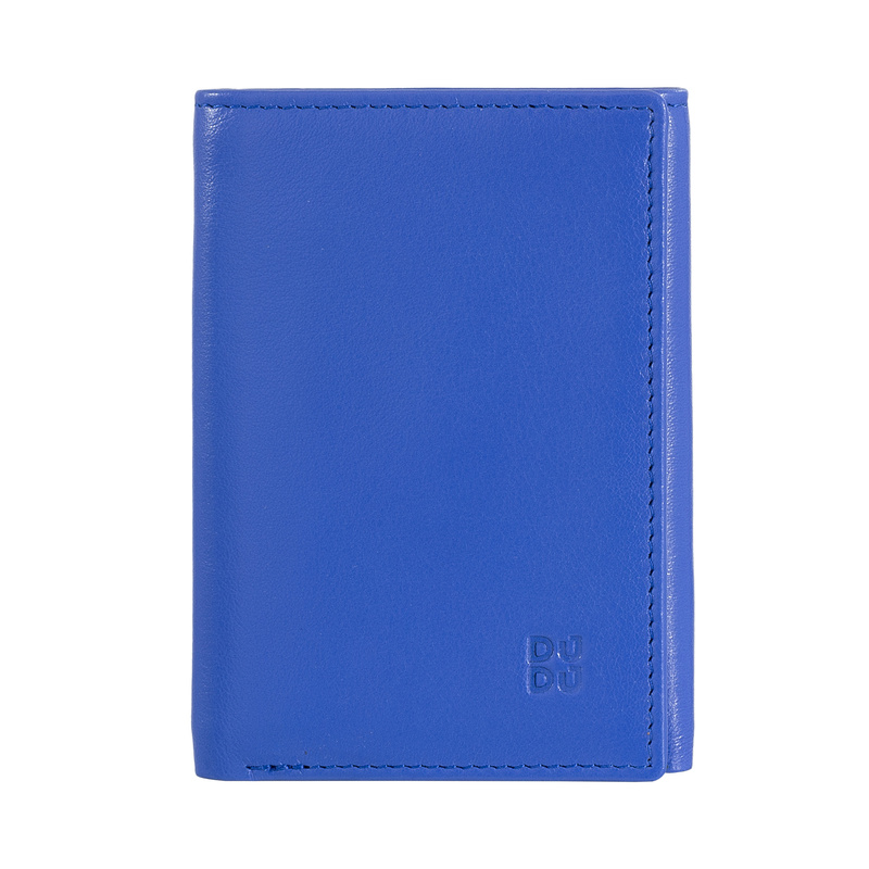 DuDu portfel męski etui na karty skóra naturalna duży pionowy składany