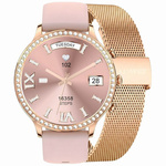 SMARTWATCH DAMSKI GRAVITY GT5-5 - DODATKOWY PASEK (sg043e)