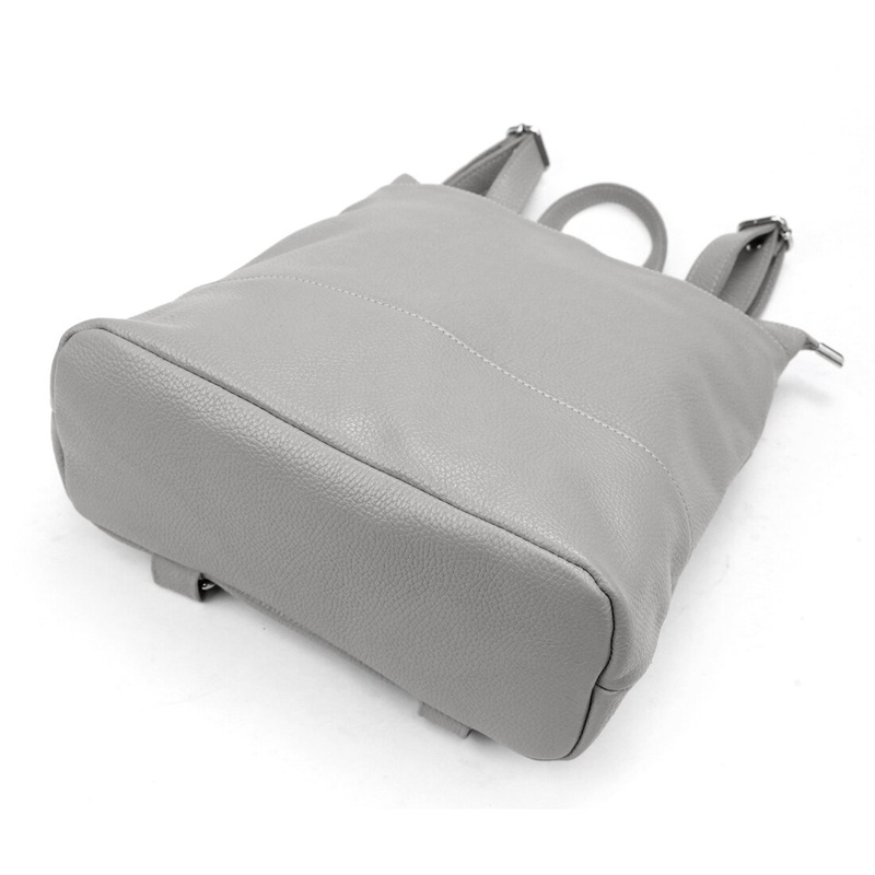 Luka Skórzany damski miejski plecak na ramię z kieszeniami pojemny