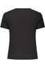 TOMMY HILFIGER DAMSKI T-SHIRT Z KRÓTKIM RĘKAWEM W KOLORZE CZARNYM