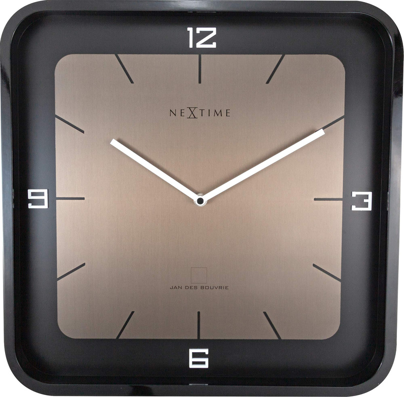 Zegarek NEXTIME 3518ZW. Zegar ścienny, Kolor złoty. Unisex.